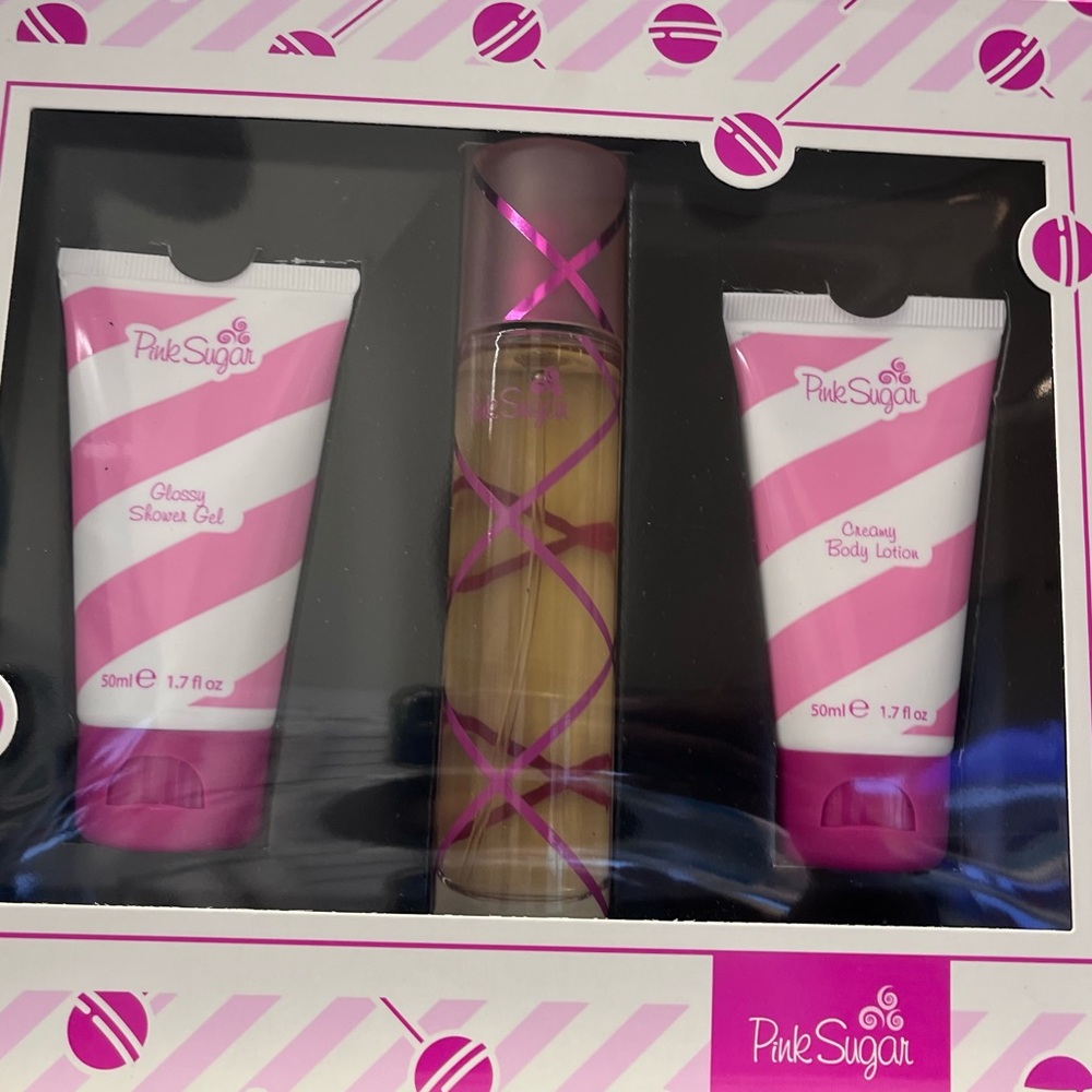Pink sugar gift set
